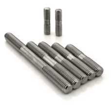 Шпилька стальная для ввертывания в мягкий металл с клеевым стопором оцинкованная исп.1 38ХА М3х19 мм ОСТ 1 31813-80